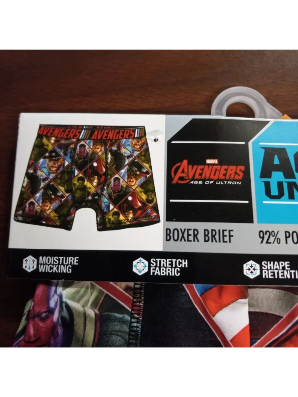 Bioworld Size M 32 34 Boxer Briefs Marvel Avengers Action Heroes Underwear NEW